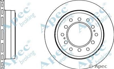 APEC BRAKING dsk2939 -  Тормозной диск